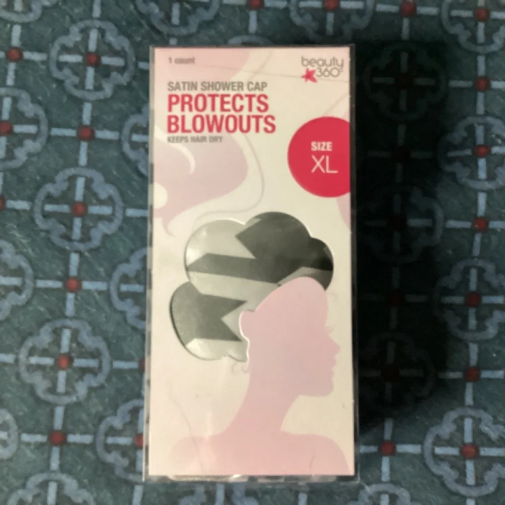 Beauty 360 Satin Shower Caps Comfort Fit & Size XL